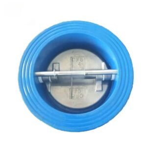 China Ductile Iron Dual Plate Rubber Seat Wafer Non Return Valve