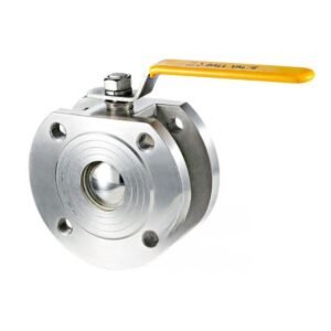 Industrial Italian Stainless steel wafer type ultra thin ball valve