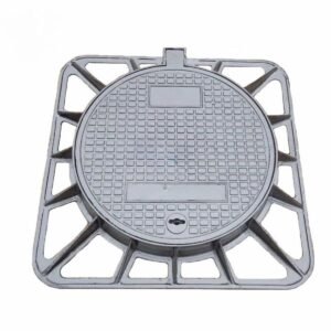 EN124 Cast Iron Square & Round Manhole Cover For Sewage & Drainage