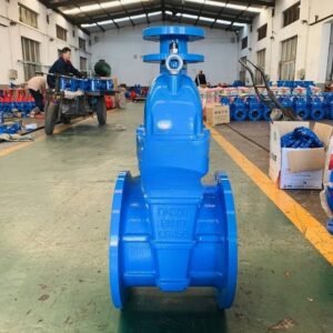 Gate Valve With Top Flange Plate For Electric Drive