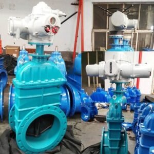 High Quality Ductile Iron Resilient Seat Gate Valve With Electric Drive